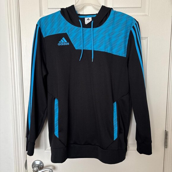 adidas Other - Adidas Light Blue and Black Lightweight Hoodie. In Perfect Condition. Size L.